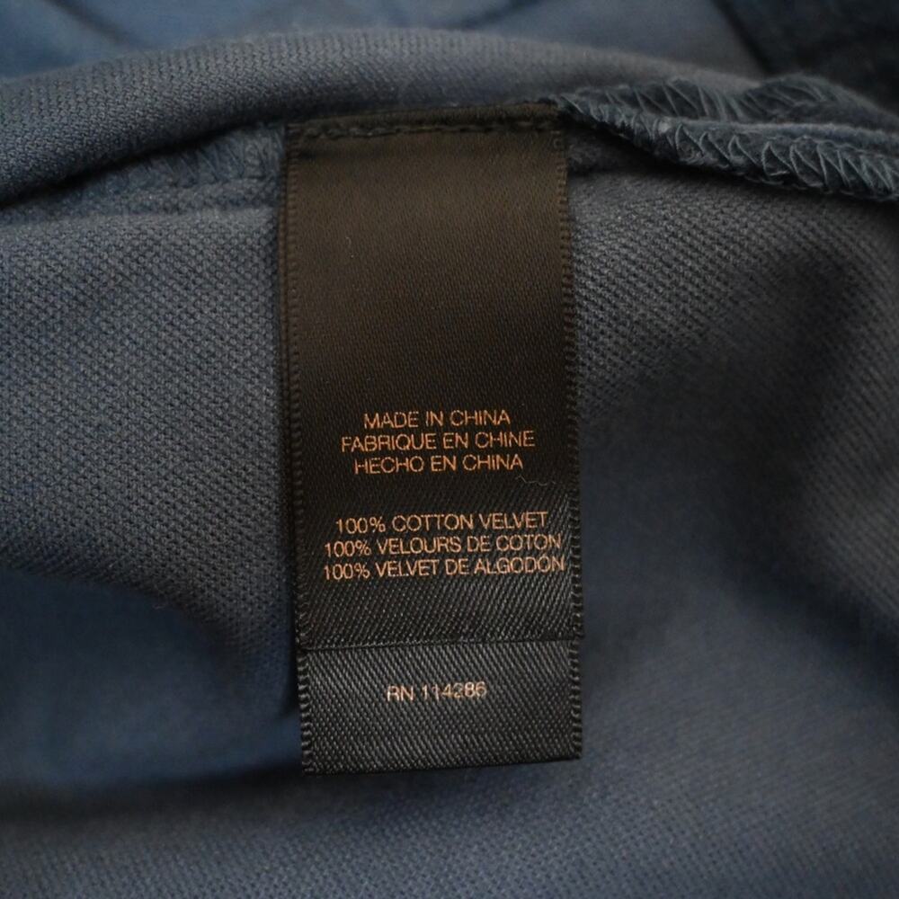 FRYE Womens 27 Camber Wide Leg Crop Velvet Pant in Midnight Blue - Picture 11 of 12
